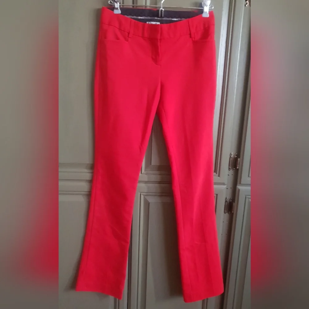 EXPRESS Red Work Pant - Picture 2 of 13